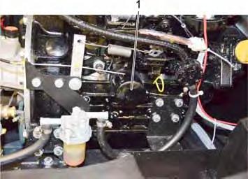 11.15.7 Perform oil change / replace oil filter Replace the oil while the motor has operating temperature.