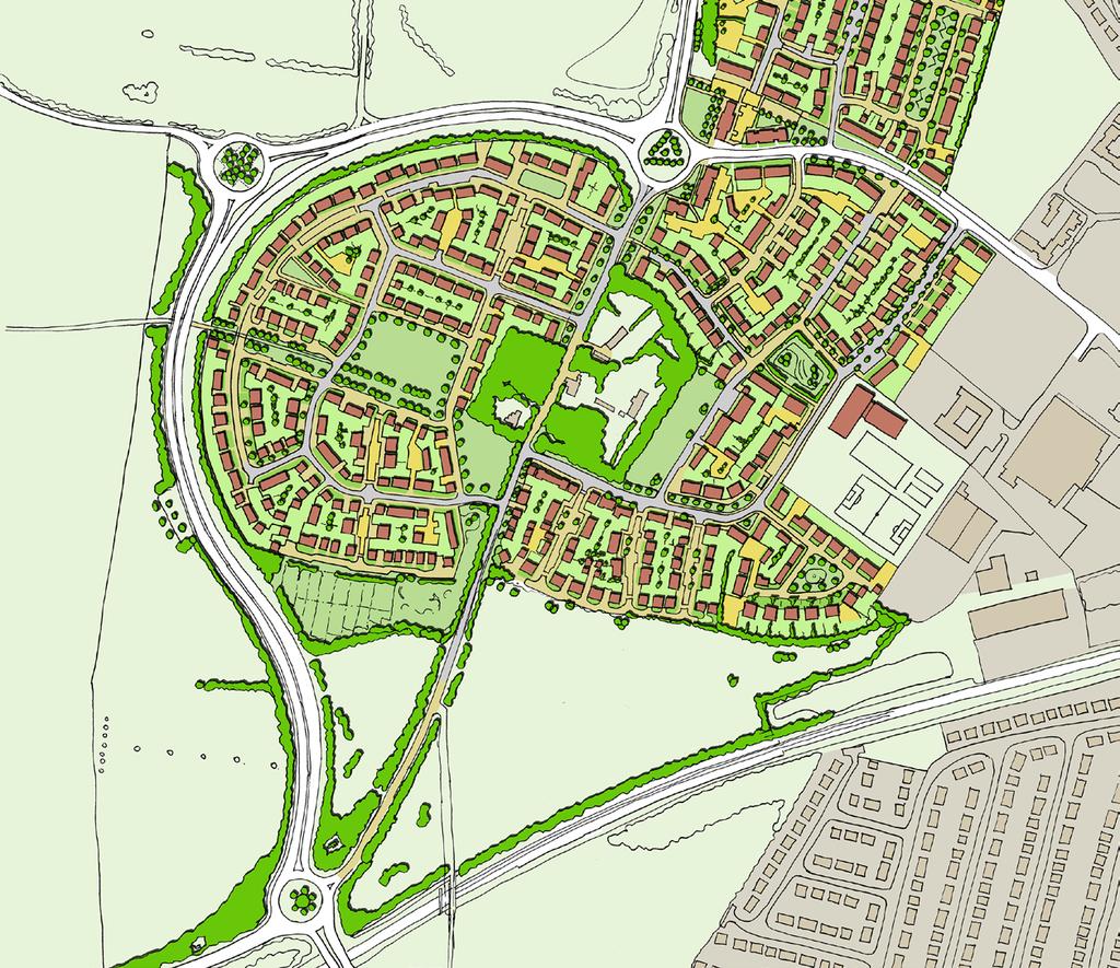 Manston Green, Ramsgate Manston Green presents a unique opportunity to provide infrastructure improvements to Thanet and deliver the much needed new family homes in the area.