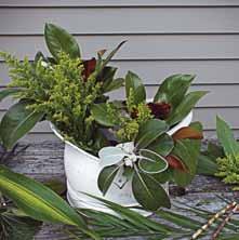 The three layers to consider when flower arranging Layer one uses foliage, berries or vines. These give the arrangement texture and movement. Layer two uses smaller flowers.