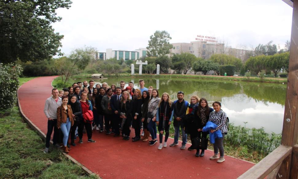 A WELCOME DINNER FOR ERASMUS+ AND MEVLANA EXCHANGE PROGRAMME STUDENTS A welcome dinner was organized for students who are attending Akdeniz University within the framework of the Erasmus+ and Mevlana