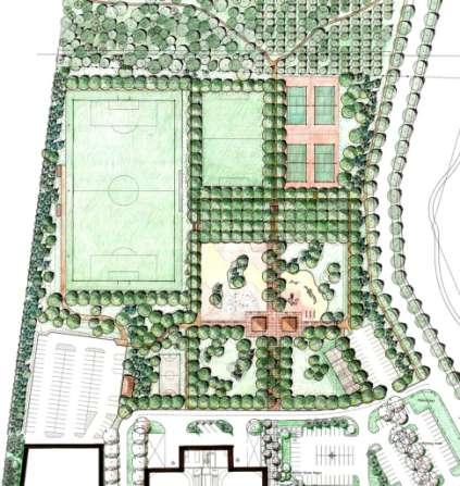 2007 Community Preferred Master Plan Proposed Park Program: Full Size, Lit, Soccer Field Junior Soccer Field Four Tennis Courts Junior / Senior Children s Playgrounds Park Pavilion and Park