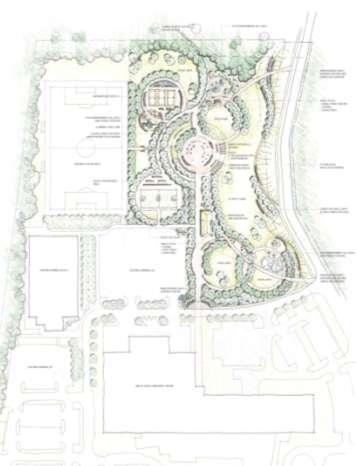 (Curvilinear Form System) Master Plan Option B Park Pavilion and Washrooms Children s Playground Areas