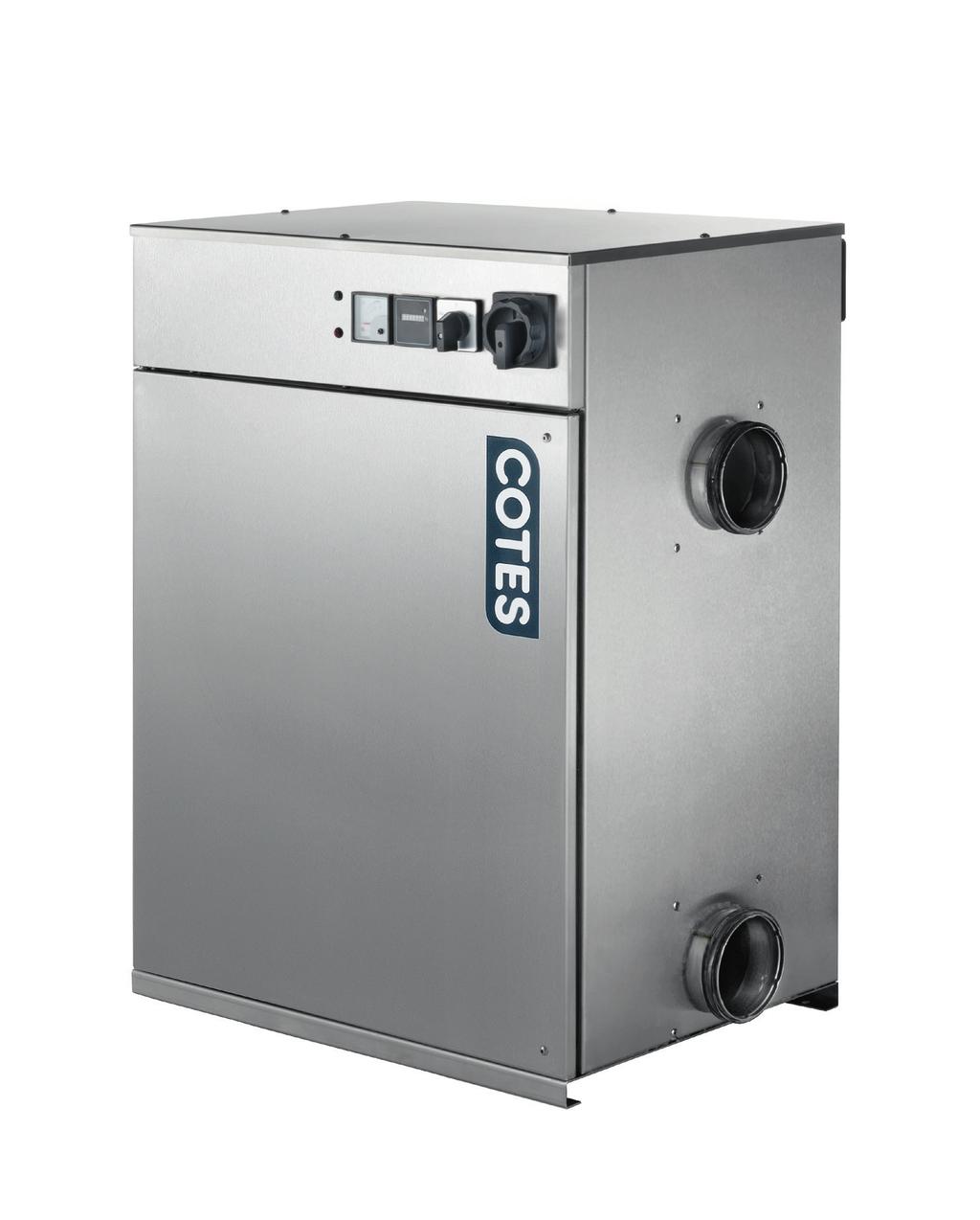 COTES ALL-ROUND THE C30-RANGE IDEAL FOR USE IN Food industry processing facilities Cold stores Waterworks General humidity management in all kinds of indoor spaces ADVANTAGES Small measurements