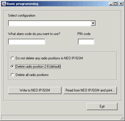NEO IP Programmer software NEO IP/GSM Technical Handbook 8 NEO IP Programmer software 8.