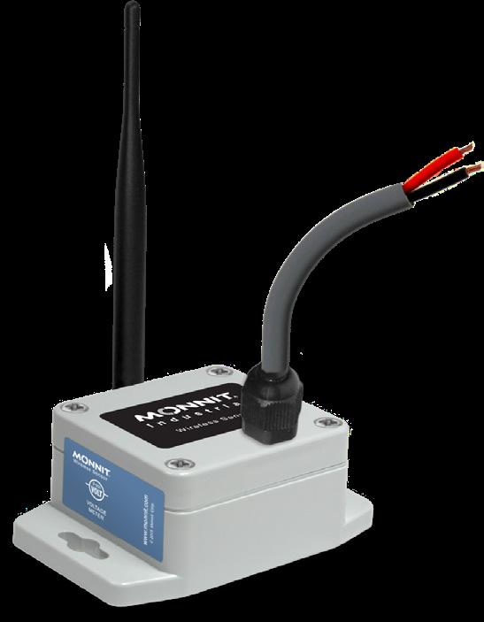 Wireless 500 VAC/V Meter (Industrial) Industrial Wireless Sensor 2.316 in (58.84 mm) 3.701 in (94.0 mm) Height: 1.378 in (35.0 mm) Supply Voltage 2.0-3.