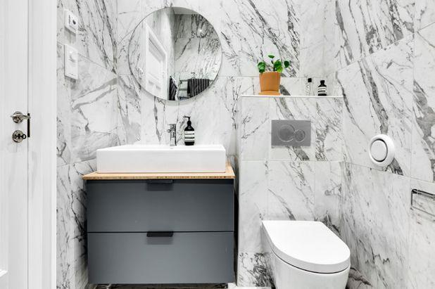 Max Martin Construction 20. Location: Stockholm, Sweden Why we love it: These tiles lift the energy of this Swedish powder room no end. 21.