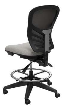 The Globe task chair also comes with the option of adjustable armrests to accommodate those seeking added support.