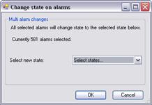 Show Latest Alarms By default, the Alarm Overview section s list of alarms will automatically display the latest 15 received alarms for the selected item (server, camera, etc.).