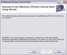 Installing the Client Upgrading from Previous Version If upgrading from Milestone XProtect Central version 3.1 to version 3.