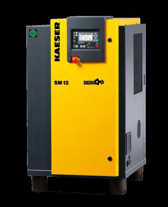 With compressors, energy costs account for the lion s share of total expenditure. Kaeser therefore designed its SM series compressors with optimum energy efficiency in mind.