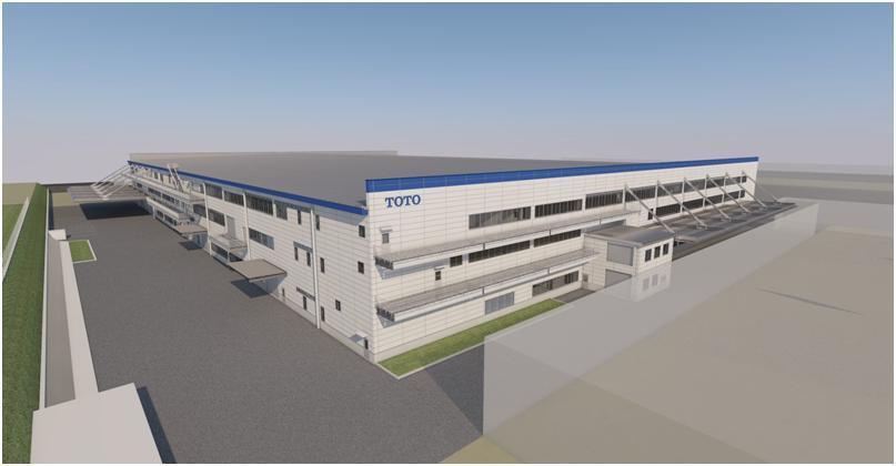 Topics (2) New factory construction - New building at