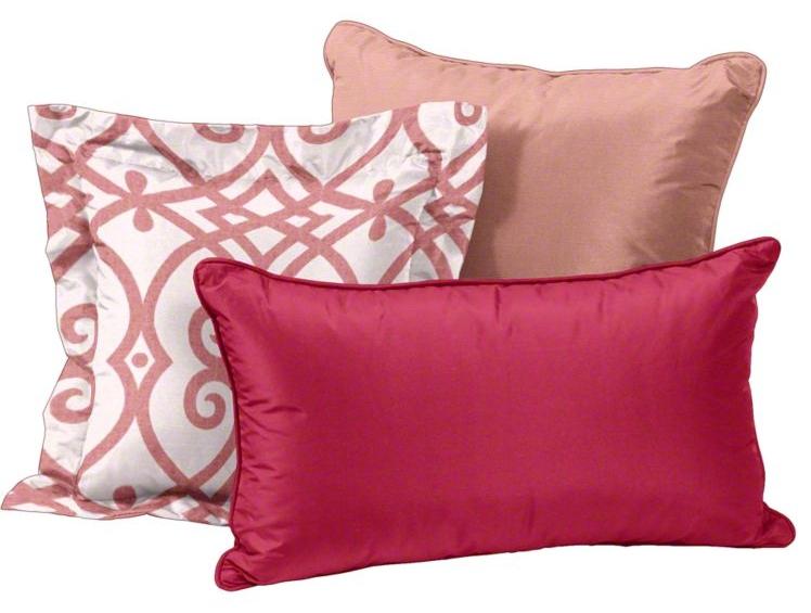 A cushion is also referred to as a bolster, hassock, headrest and a sham.