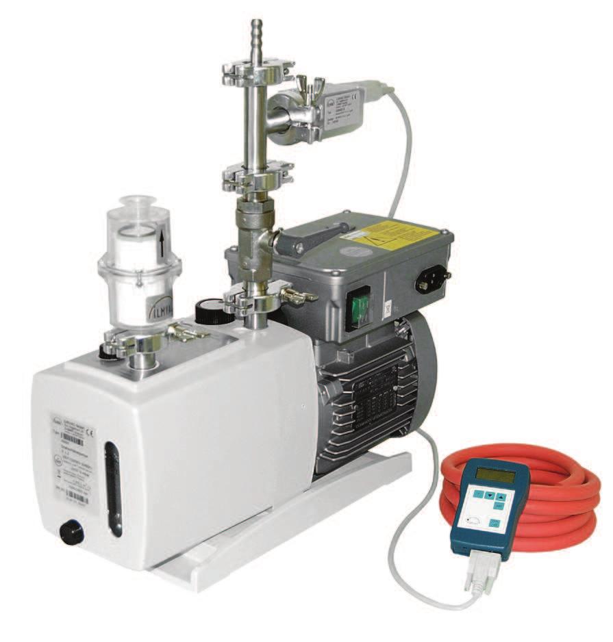 Fully accessorized Packages Two Stage direct-driven rotary vane pump lab & freeze dryer packages P 4 Z P 4 Z SL package 330041 bench top with Dewar vessel, 77l/ min, 2x10-3 mbar, 230V, 50/60Hz, 1 Ph