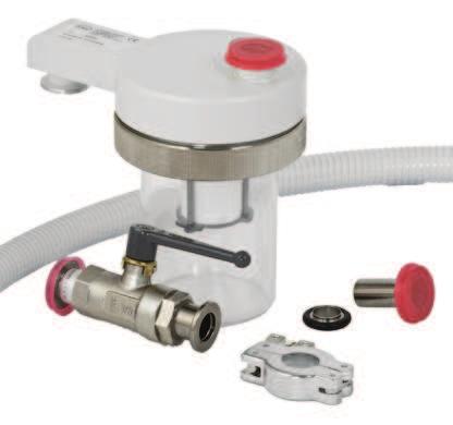 Connection Kits Kit 3, 4 Freeze Dryer Adapter Kits All in one kit for connection to freeze dryer Adapter kits include 2-way ball valve, hose connector, hinged clamping ring, centering ring, AKD oil