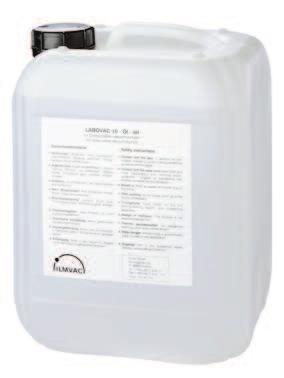 Oil Labovac Use Welch pump oils to reduce oil change cycles and maximize performance. The warranty is only effective when using Welch qualified vacuum pump oils.