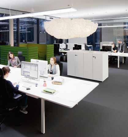 Single office & open plan spaces Optimal conditions for high efficiency Optimum lighting of open plan spaces increases comfort and efficiency.