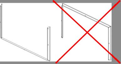6.2. Sliding door inserts - Fitting the door (Fitting the door in the reverse order) 6.