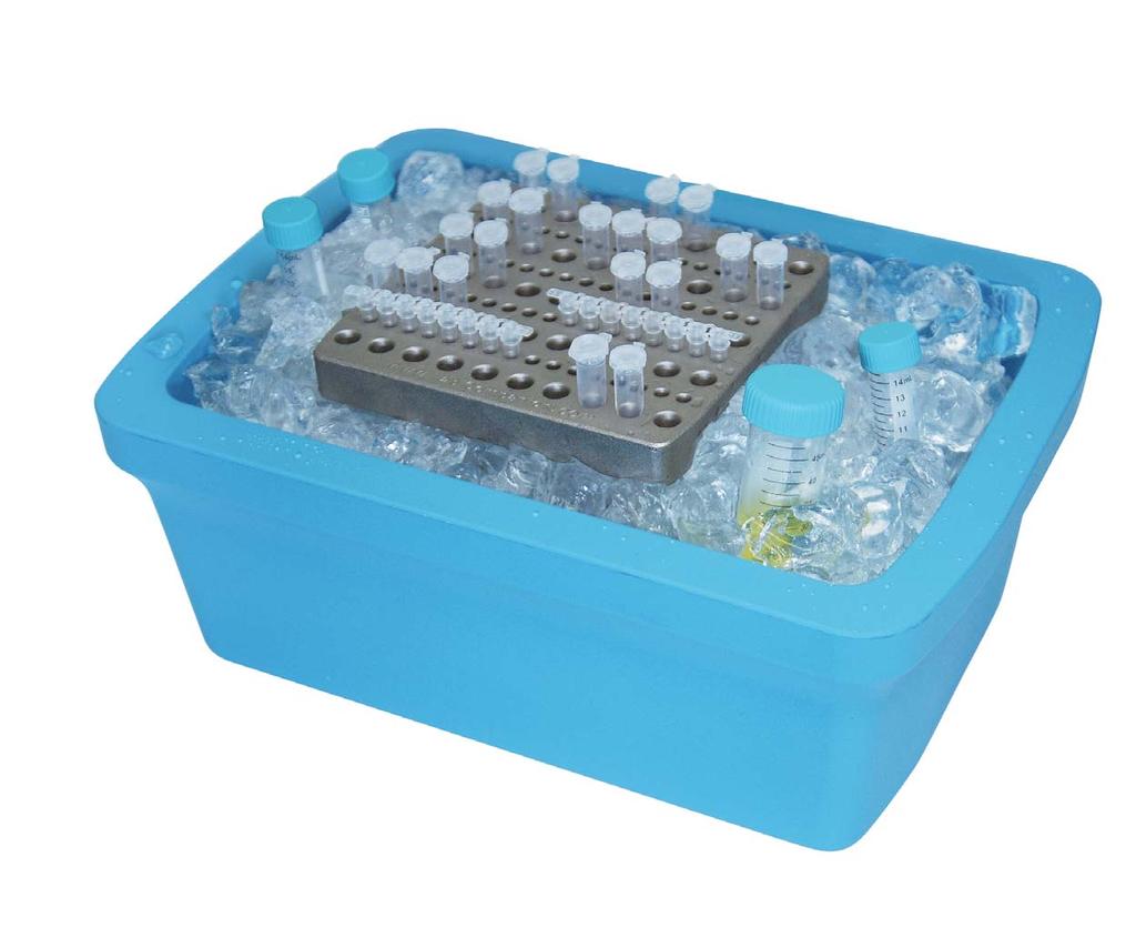Ice Pan IBS-310 Ice pan keeps bottles, test tubes, and temperature-sensitive samples cool for hours Urethane foam