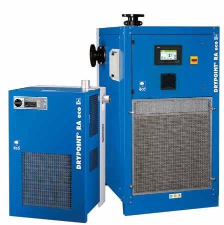 V. 100 % Variable speed system Compressed air consumption Continuous operation Energy savings Systematic energy savings The expansion of our range of refrigeration dryers with the addition of the