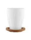 Or as a coaster protecting the table. - Mixed materials as a Scandinavian design statement.