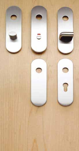 ORBIS CLASSIC LEVER FURNITURE BACKPLATES Backplates Concealed fixing Classic and a range of Orbis Premier lever handle designs when used with Orbis Classic lever handles options supplied with 5mm