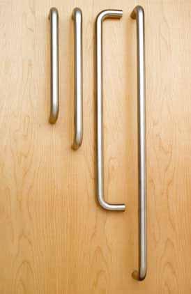 ORBIS CLASSIC PULL HANDLES Pull Handles Round Bar Section Designed to be compatible with all round bar lever handle designs fixing options doors up to 55mm thick other thicknesses to special order