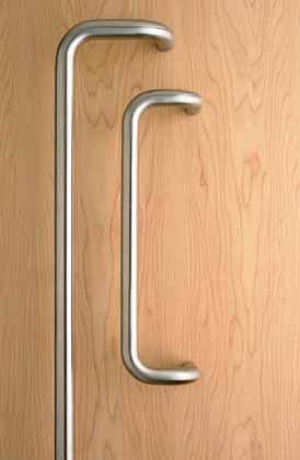 ORBIS CLASSIC PULL HANDLES Pull Handles Cranked A series of cranked round bar pull handles for bolt through fixing or fixing back to back suit timber doors diameters an appropriate push plate for the