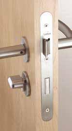 positive assembly cylinder positions opening the lockcase lever furniture latchbolt stainless steel with matching strike plate recommendations making it suitable for DDA applications forend locks