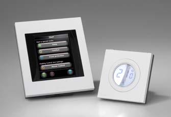 controller. The controller has an intuitive touchscreen and access point for all your heating systems.