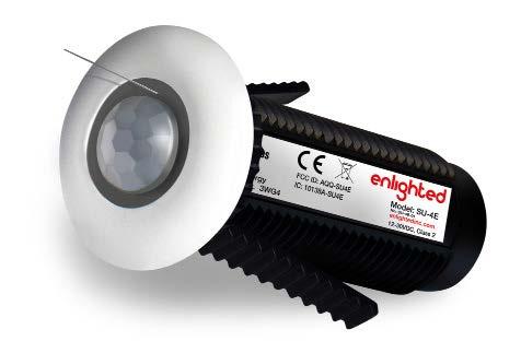 LIGHTING CONTROLS Enlighted Compact Sensor (Option - SU4E) The Enlighted Compact Sensor s small form factor and flush mount design enable the sensor to blend into its surroundings while it senses