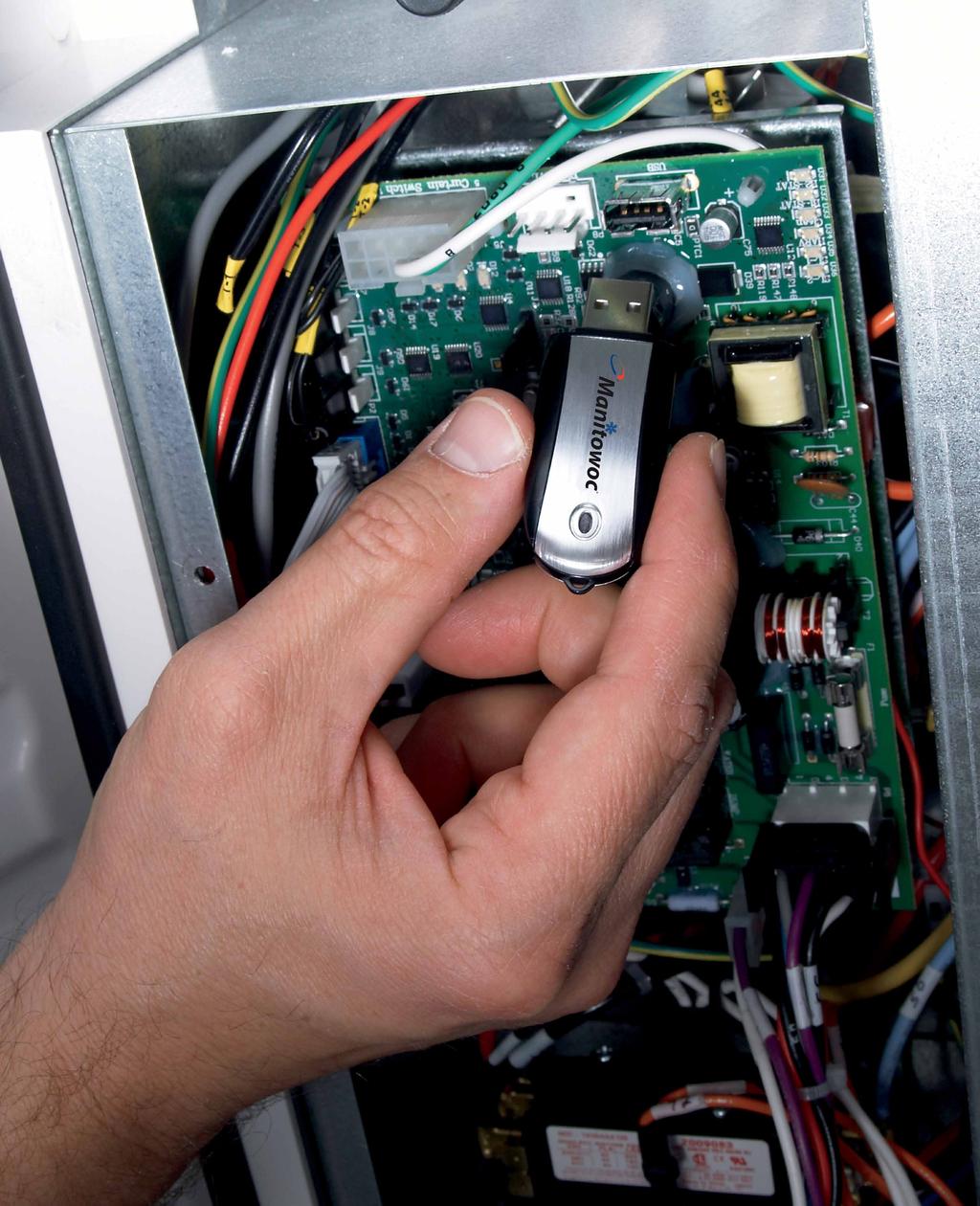 Service diagnostic programs self-check the control board and other components to prevent unnecessary part replacement.