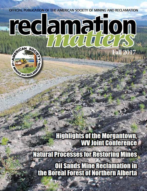ASMR Publications - Reclamation Matters: a bi-annual magazine which