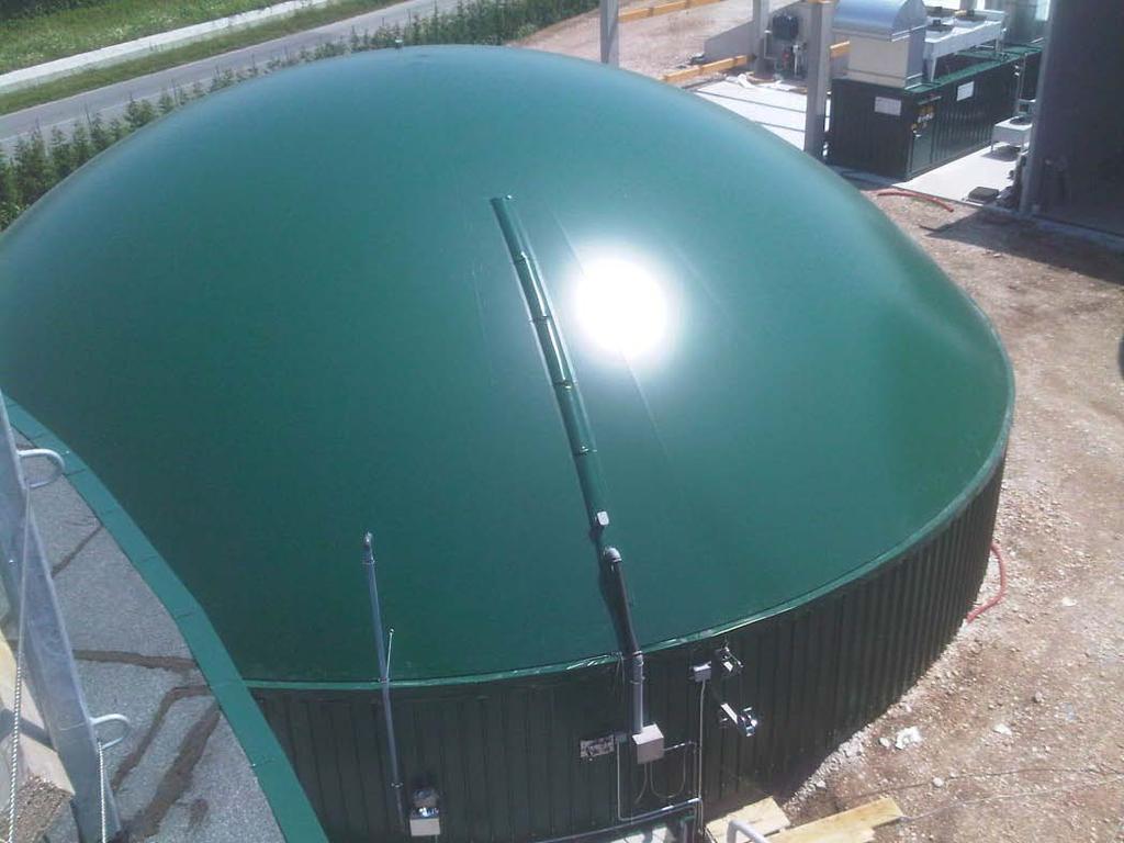 Gasholder roof Wather protection cover Gas