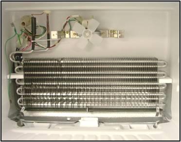 4. EVAPORATOR: The evaporator is the area where the low-pressure liquid refrigerant is delivered from the metering device and by changing the size of the space from the outlet of the metering device