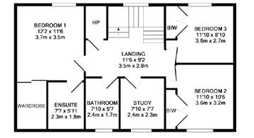 Layout of Ground Floor Layout of First Floor Number 8 Linden Place is a deceptively spacious four bedroom home which boasts a stylish and sophisticated interior well suited to those looking for a