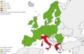 Meticilinui atsparaus S.aureus (MRSA) paplitimas Europoje 2012 m. (% tarp invazinių sukėlėjų) MRSA paplitimo dinamika Europoje 2009 2012 m. Lietuvoje 10,2 % Šaltinis: EARS-Net, www.ecdc.europa.