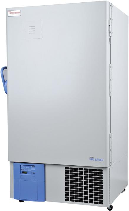 * * Pictured with optional chart recorder )make small footnote type) Forma 7000 Series -40 C freezers Available in three sizes 13, 17 and 23 cu ft (368, 490, 651L) to