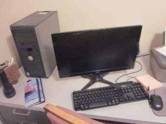 computer, ACR LED monitor, HP