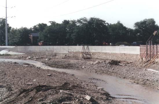 s and early 1970s Flood channel was created to carry floodwaters Prevented