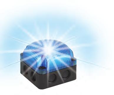 LED Double Flash Beacon Intense double flash effect with low power consumption Equipment: Elastic self-sealing
