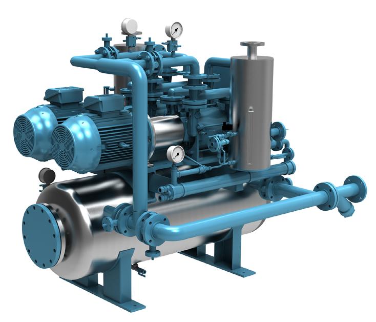 Once complete, the pumps are used in maintaining mode, ensuring the waterbox pressure remains within the required range.