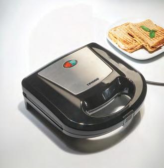 For 2 sandwiches Non-stick coating plates