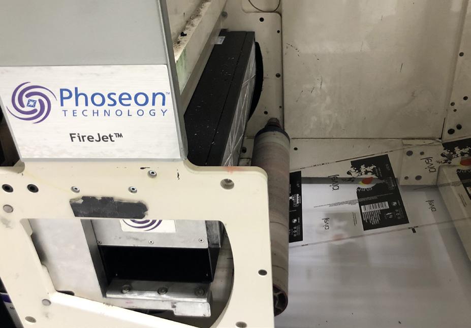 With our old technology we typically operated at a speed of around 150-200 feet per minute; however, because Phoseon UV LEDs are more powerful, we are now working at between 350-400 feet per minute,