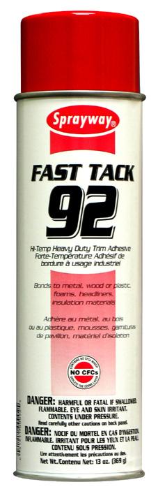 UPC #0 41911 00055 0 SW085 Fast Tack General Purpose Web Adhesive A high-performance adhesive designed for temporary or permanent bonding. This product is ideal for porous or non-porous surfaces.