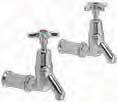 CATERING SINKS, TABLES AND EQUIPMENT TAPS Bib taps for wall mounting Manufactured from chromium plated brass the 13mm bib taps are designed for mounting through a wall.