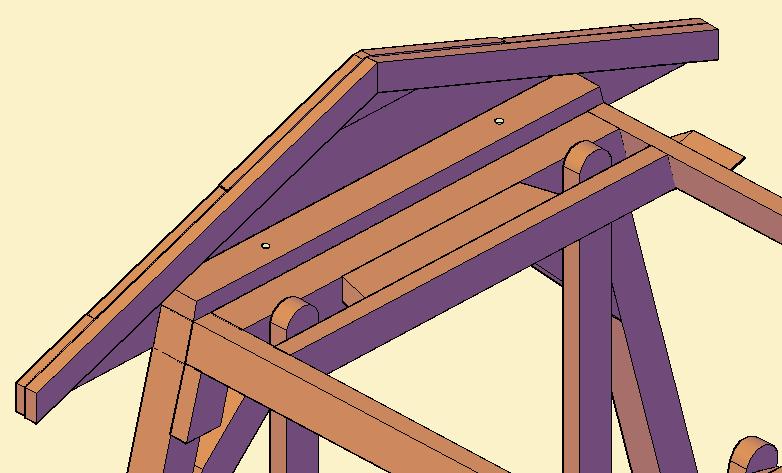 STEP 20: Attach part O1 (triangular piece) to part A1 & B1 (post & supports the frame), with two bolts (5 ½