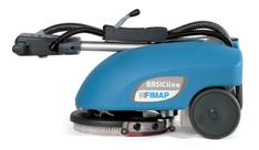 Genie B is available in the following version Genie B is supplied with: gel batteries, built-in battery charger and brush or pad holder 111,5 cm 43,7 cm 35 cm brush length 44 cm length with squeegee