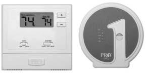 : TT-N-411 (Heat / Cool Models) TT-N-421 (Heat Pump Models) This low -voltage, easy -to -use non -programmable thermostat provides maximum guest comfort.