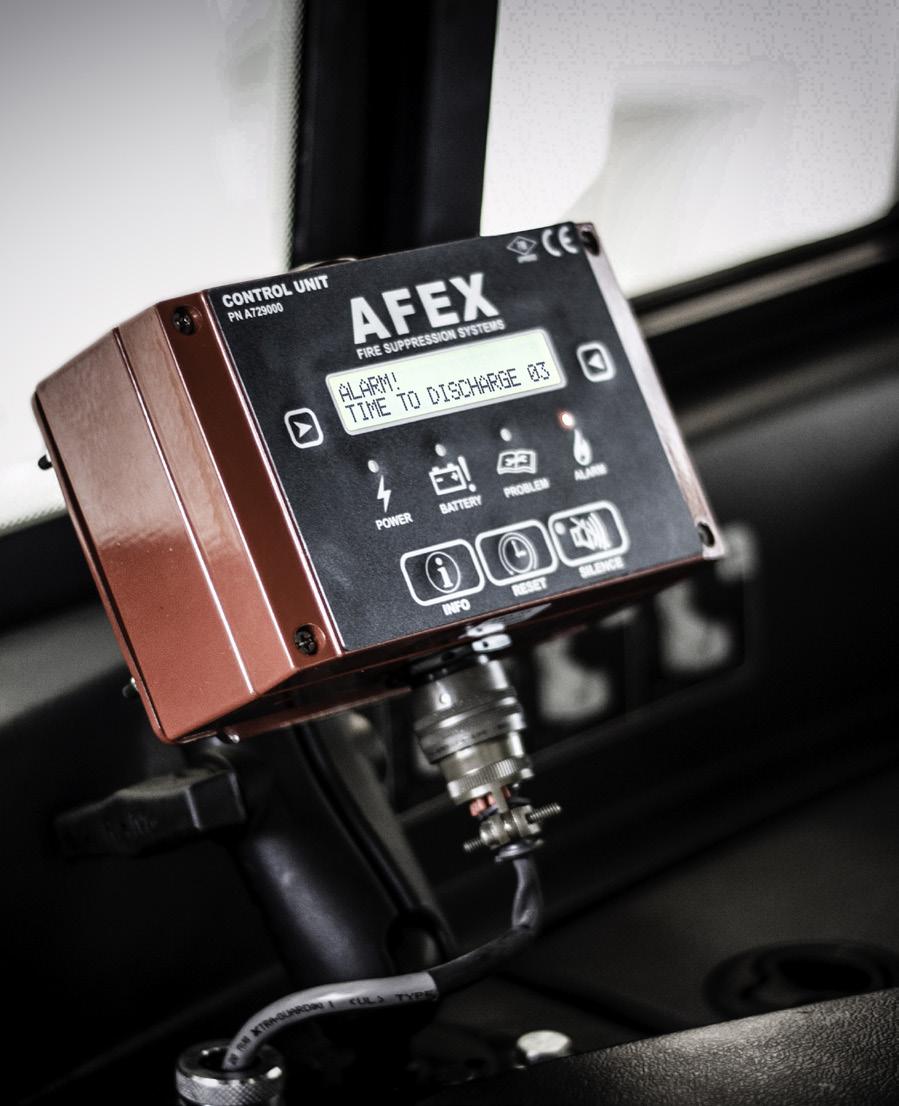 OUR TECHNOLOGY The AFEX Control Unit is the most advanced fire suppression system monitor panel on the market. Durable, powerful, and easy to use.
