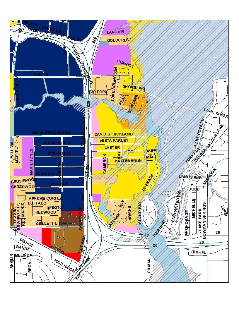 Comprehensive Plan Future Land Use Maps District 5 Lake Arlington South Multiple future land use